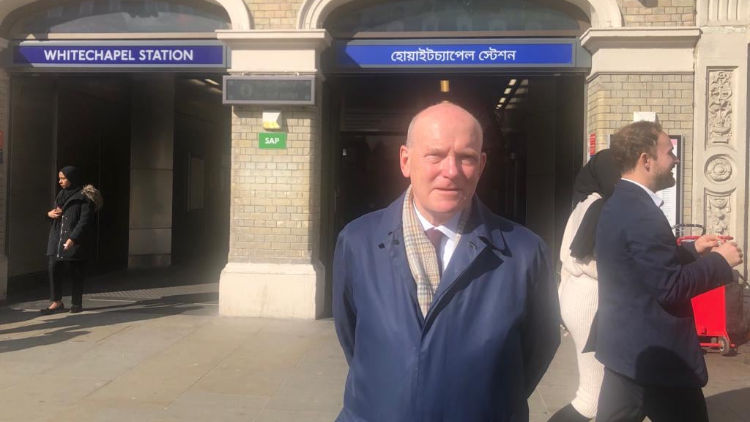 Whitechapel station frontage