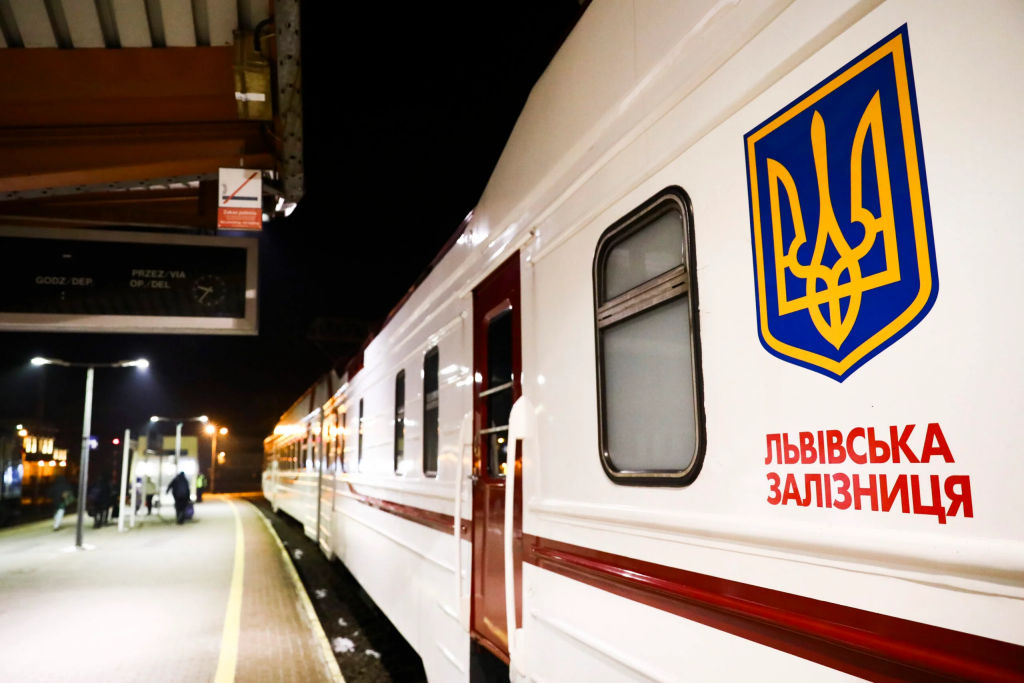 Train at Przemyśl Główny station
