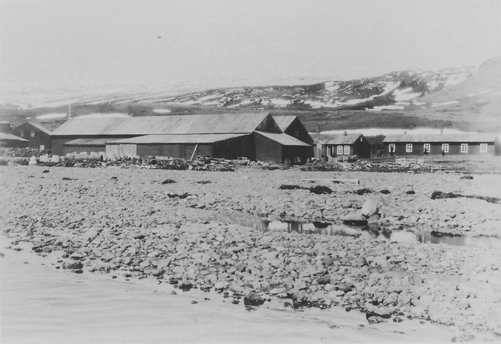 Whaling station in the Kerguelen Islands