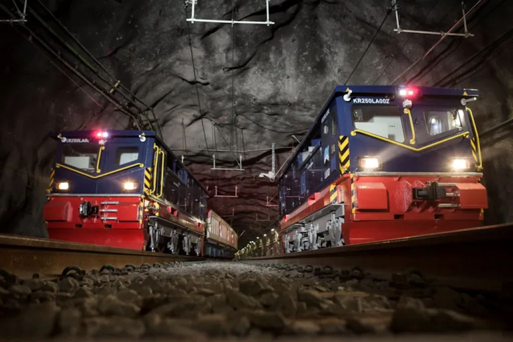 Kiruna Mine automated railway
