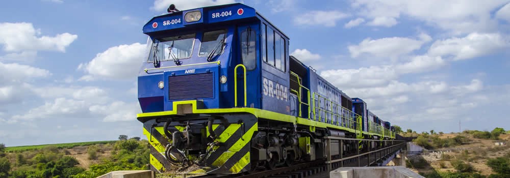 Swaziland Railways freight train