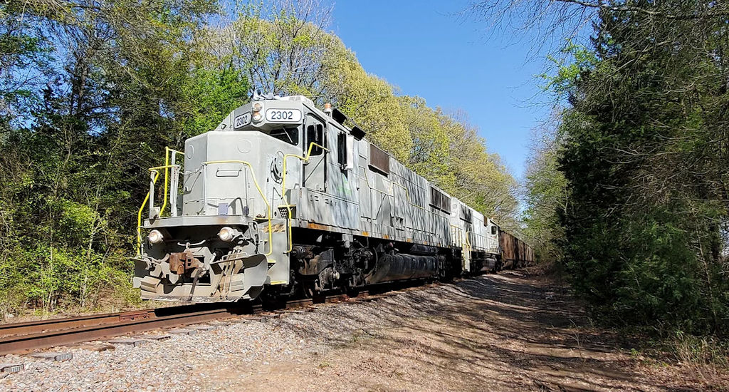 Blacklands Railroad freight train
